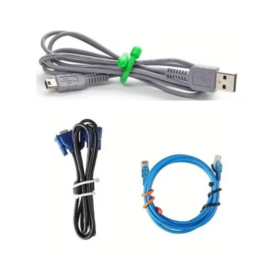 Stropze Silikon Kabelbinder 10,2cm 8 Stück bunt