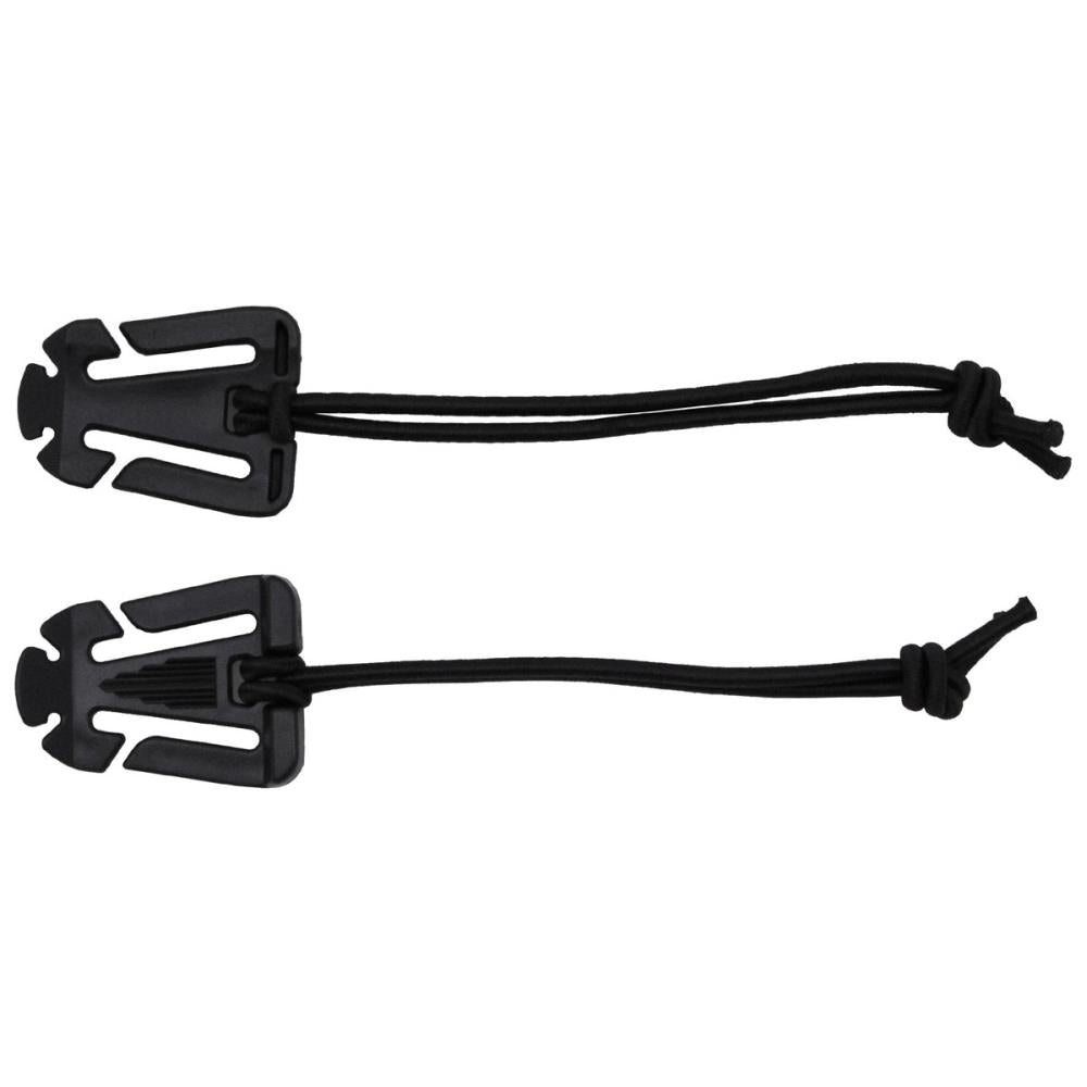 Tactical Shock Cord Hook 2er-Set schwarz