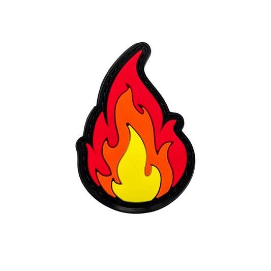 3D PVC Patch Flamme