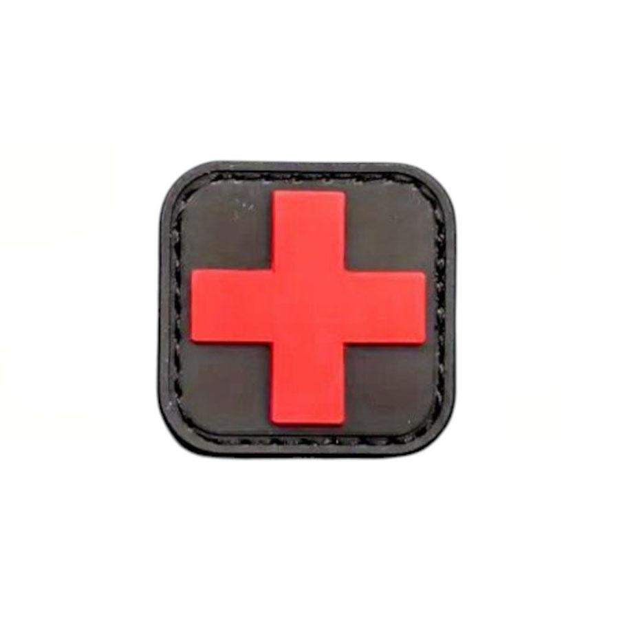 3D PVC Patch Rotes Kreuz