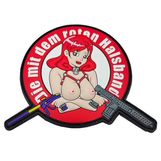 3D Patch "Die mit dem roten Halsband"