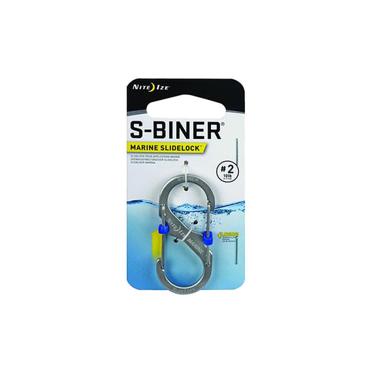 Nite Ize S-Biner Marine Karabiner mit Slidelock Gr.2