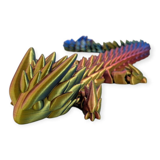 Aurora Scale Kristalldrache 53 cm Farbverlauf