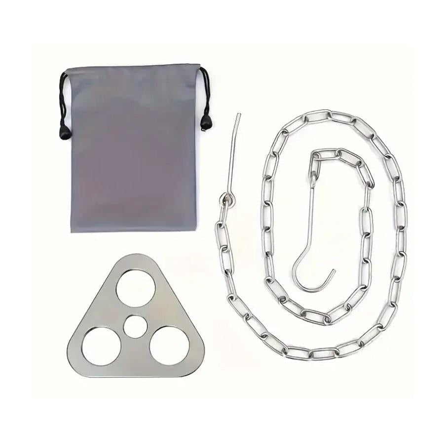 Dreibein Adapter aus Edelstahl