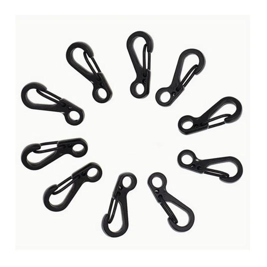 Mini EDC Karabiner für Camping, Outdoor 10 St.