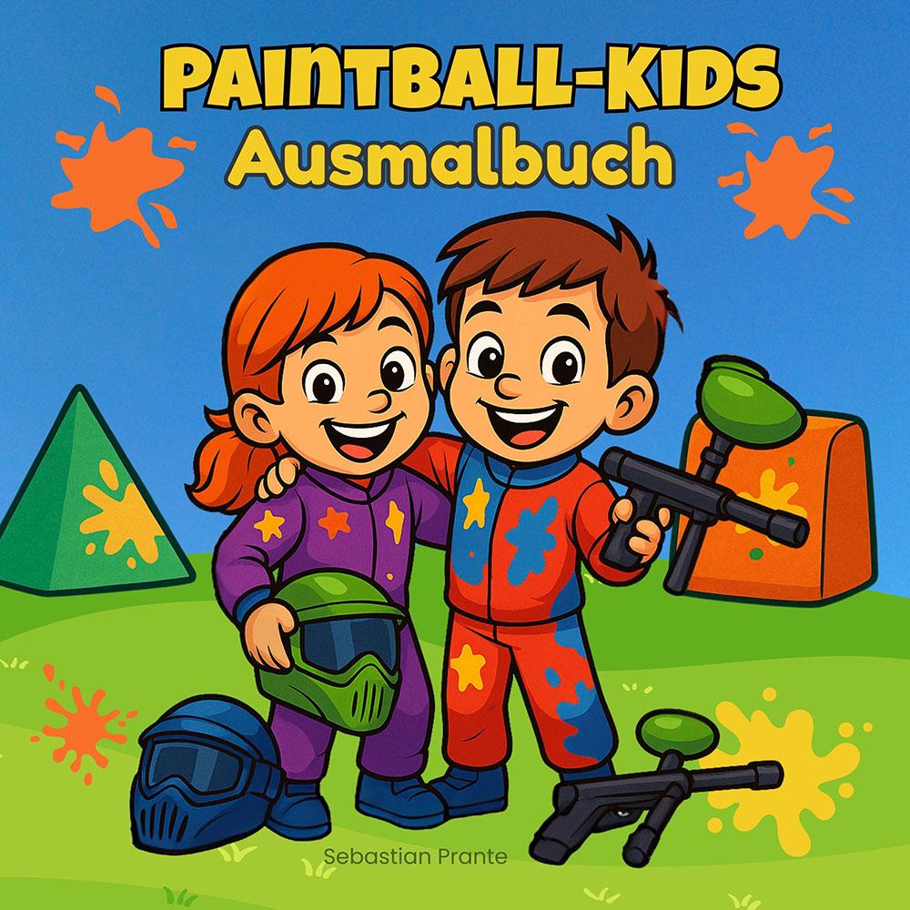 Paintball-Kids Ausmalbuch