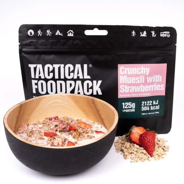 Tactical Foodpack Crunchy Müsli mit Erdebeeren