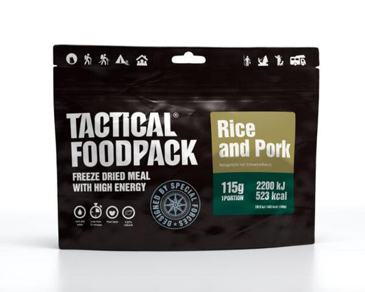 Tactical Foodpack Reis mit Schweinefleisch