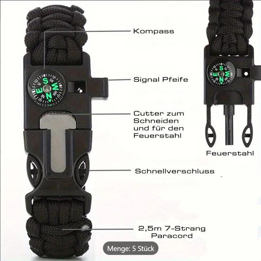 Sgt.Candy Paracord Survival Armband