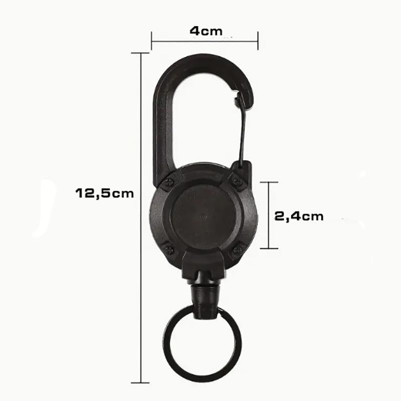 EDC Karabiner mit Seilzug 65cm