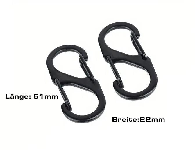 Sgt.Candy S-Karabiner Gr. 3 schwarz