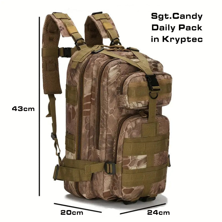 Sgt.Candy Daypack in Kryptec 30L taktischer Rucksack