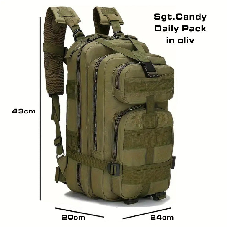 Sgt.Candy Daypack in oliv 30L taktischer Rucksack