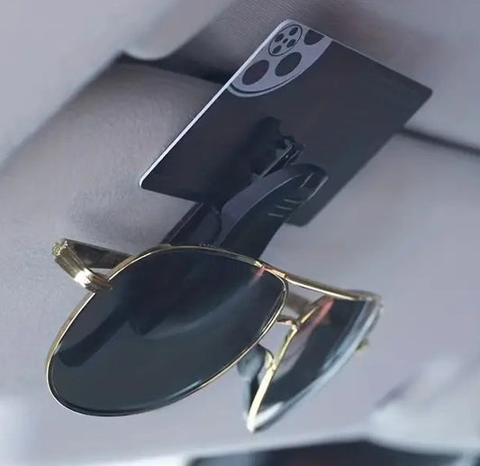 Multifunktions-Clip Brillenhalter & Kartenhalter