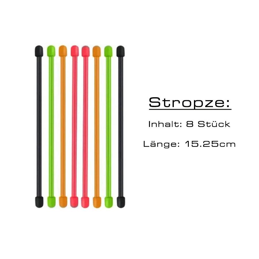 Stropze Silikon Kabelbinder 15,25cm 8 St. bunt