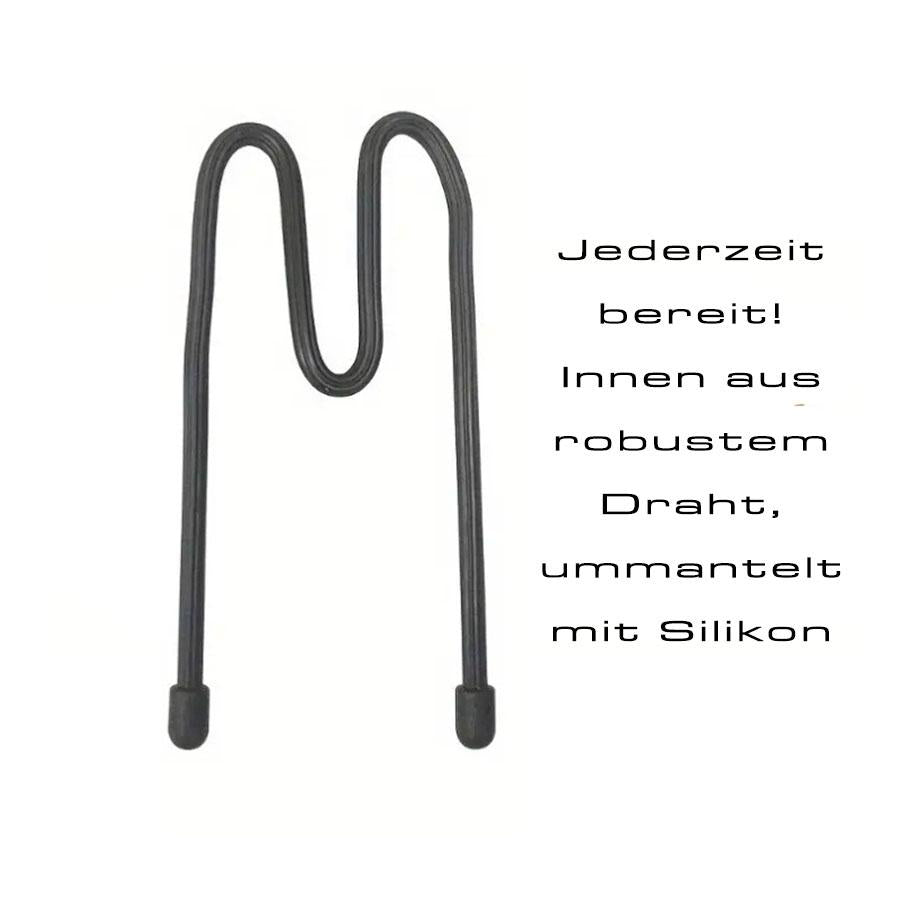 Stropze Silikon Kablebinder 15,25cm 5 Stück bunt